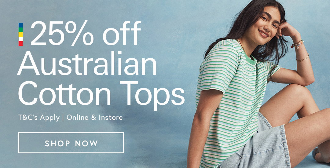 25% off Australian Cotton