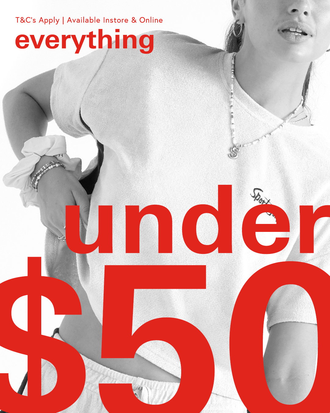 Under $50 sale