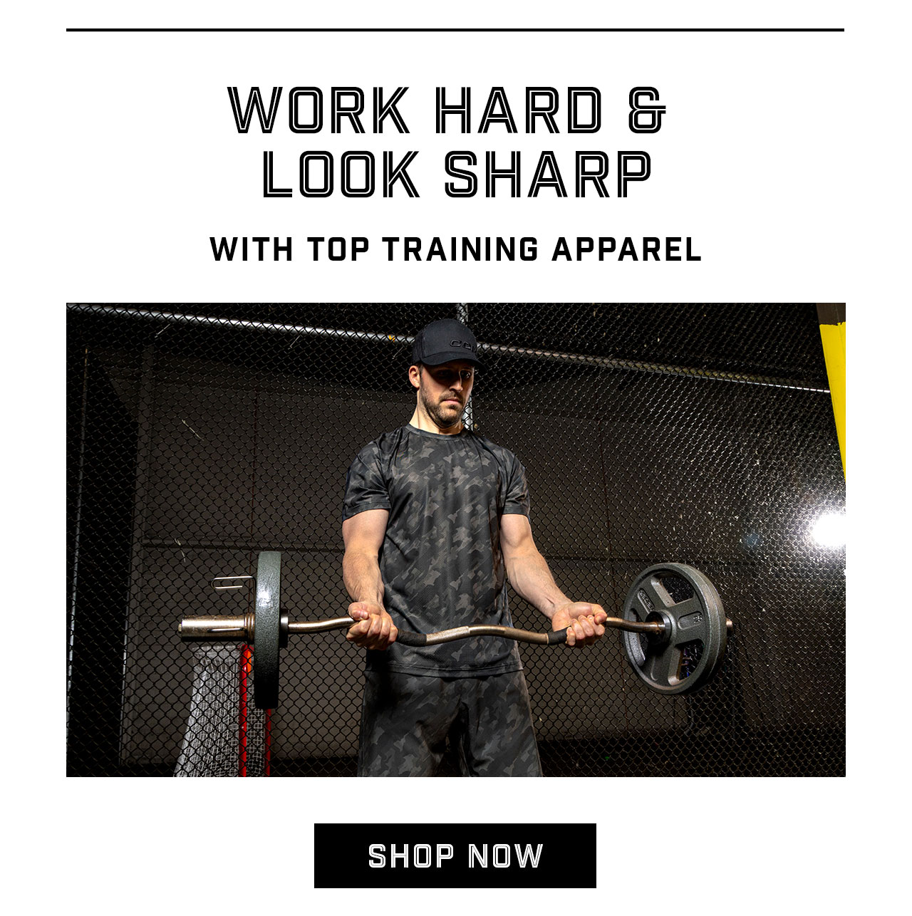 B6- Shop New Training Apparel