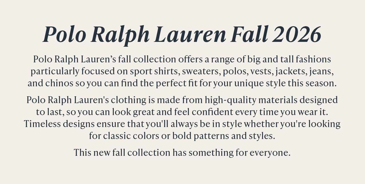 Shop Polo Ralph Lauren for fall