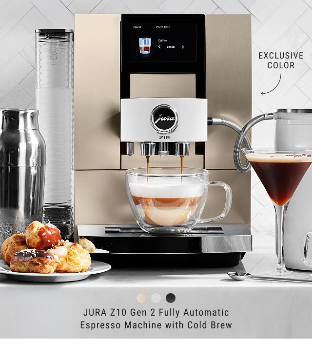 JURA Z10 Gen 2 Fully Automatic Espresso Machine with Cold Brew