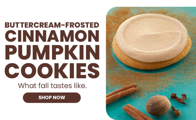 Buttercream-Frosted Cinnamon Pumpkin Cookies - What fall tastes like. 