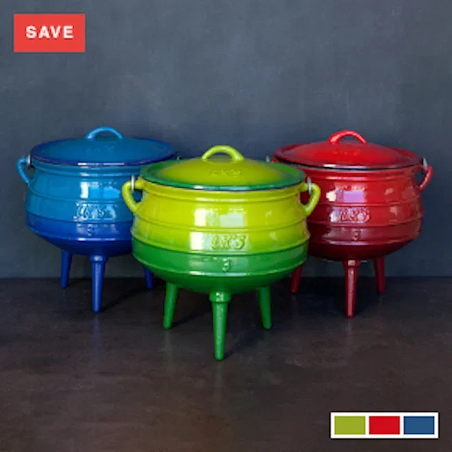 LK's Enamel Size 3 Potjie Pot
