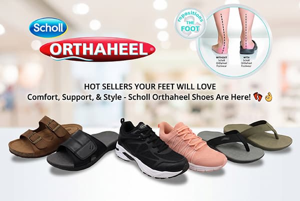 Scholl Orthaheel Mens & Womens Shoes
