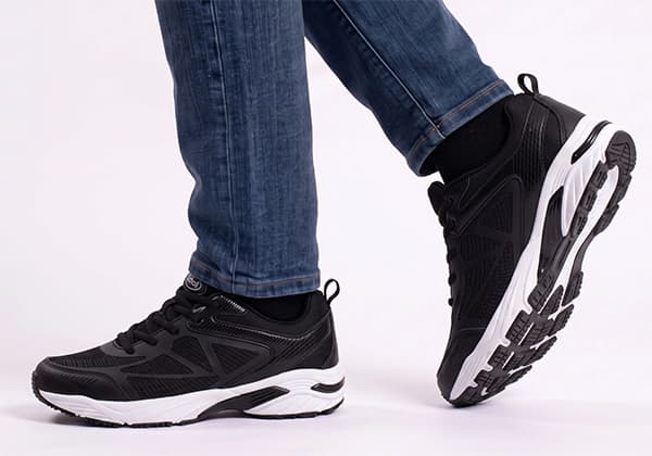 Scholl Orthaheel Sprinter II Mens Comfortable Supportive Active Shoes