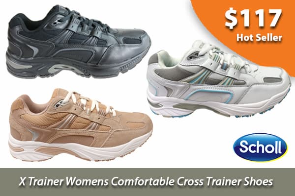 Scholl Orthaheel X Trainer Womens Comfortable Cross Trainer Shoes