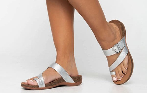 Scholl Orthaheel Ava Womens Comfortable Supportive Thongs Sandals