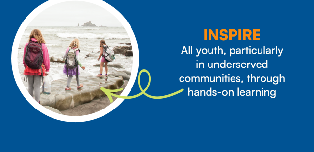 Inspire all youth, particularly in underserved communities, through hands-on learning