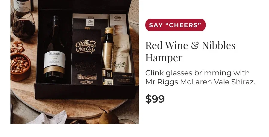 Red Wine & Nibbles Hamper