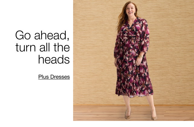 Go ahead, turn all the heads Plus Dresses
