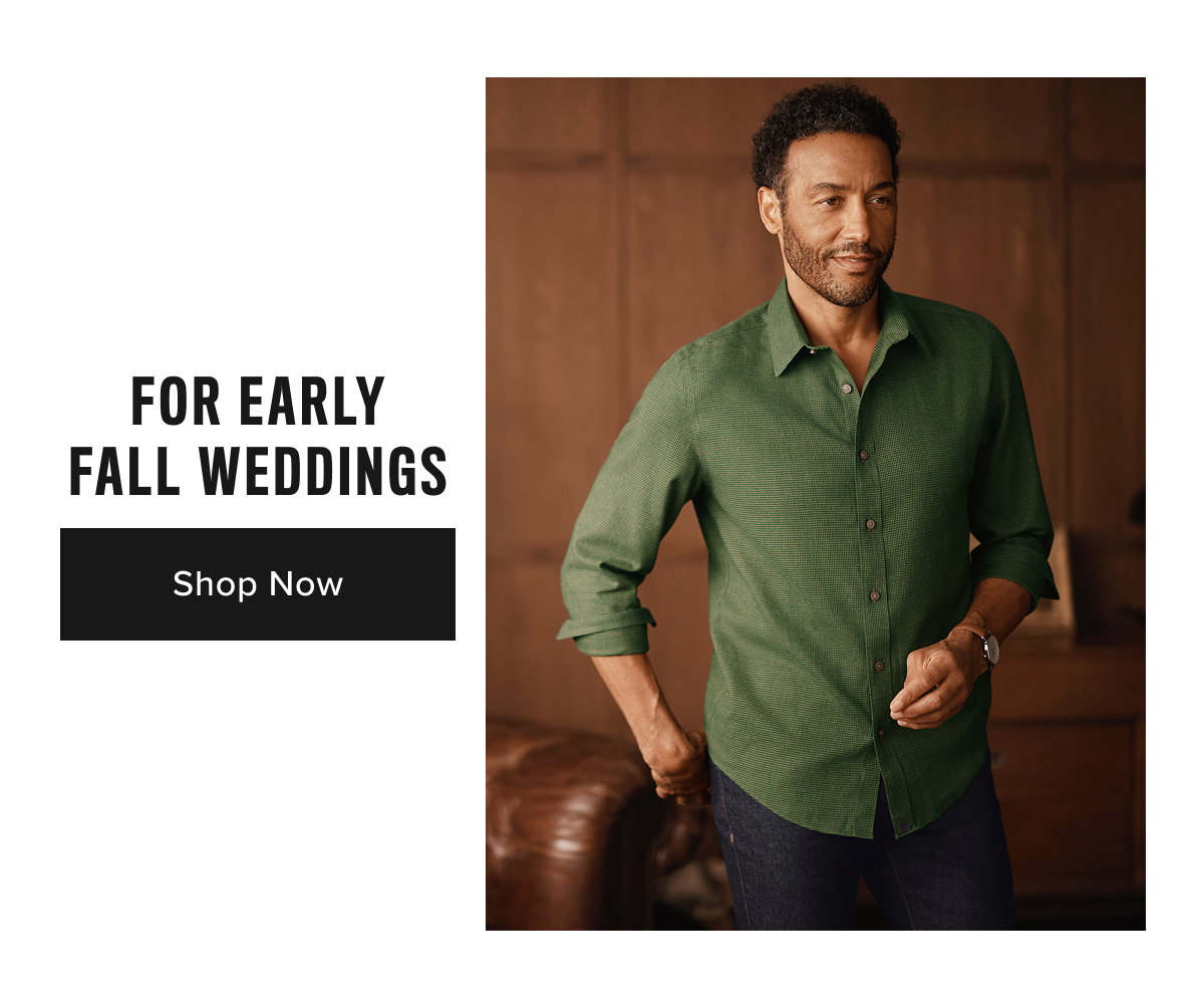 Shop Now For Early Fall Weddings