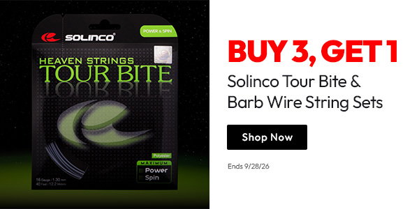 Buy 3, Get 1 | Solinco Tour Bite & Barb Wire String Sets