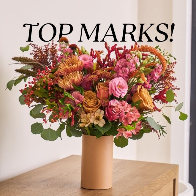 Order flowers by 5 PM ET for Saturday delivery.