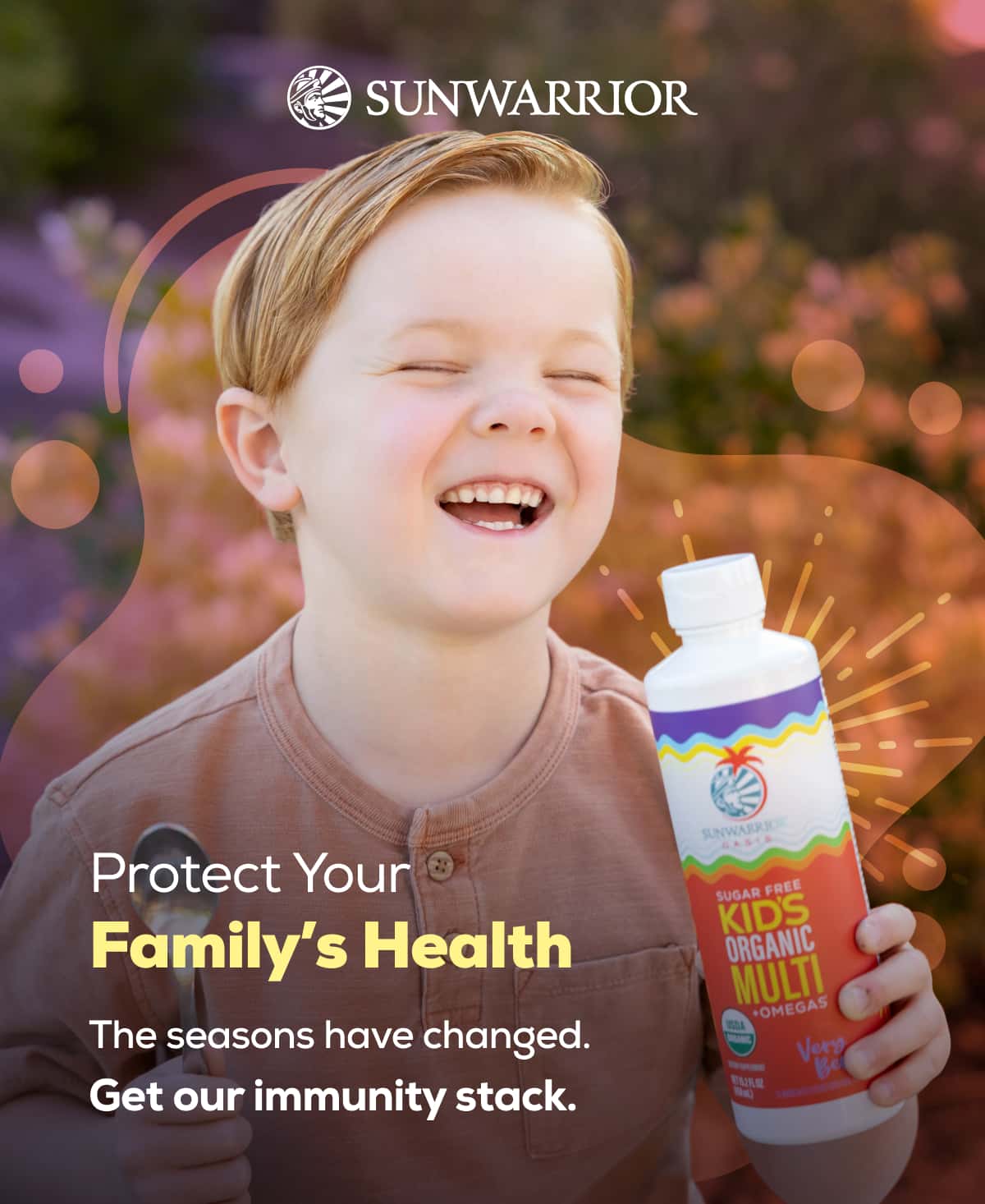 Protect Your Family’s Health The seasons have changed. Get our immunity stack.