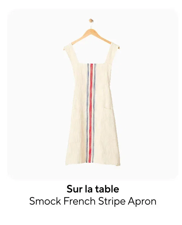 Sur la table Smock French Stripe Apron
