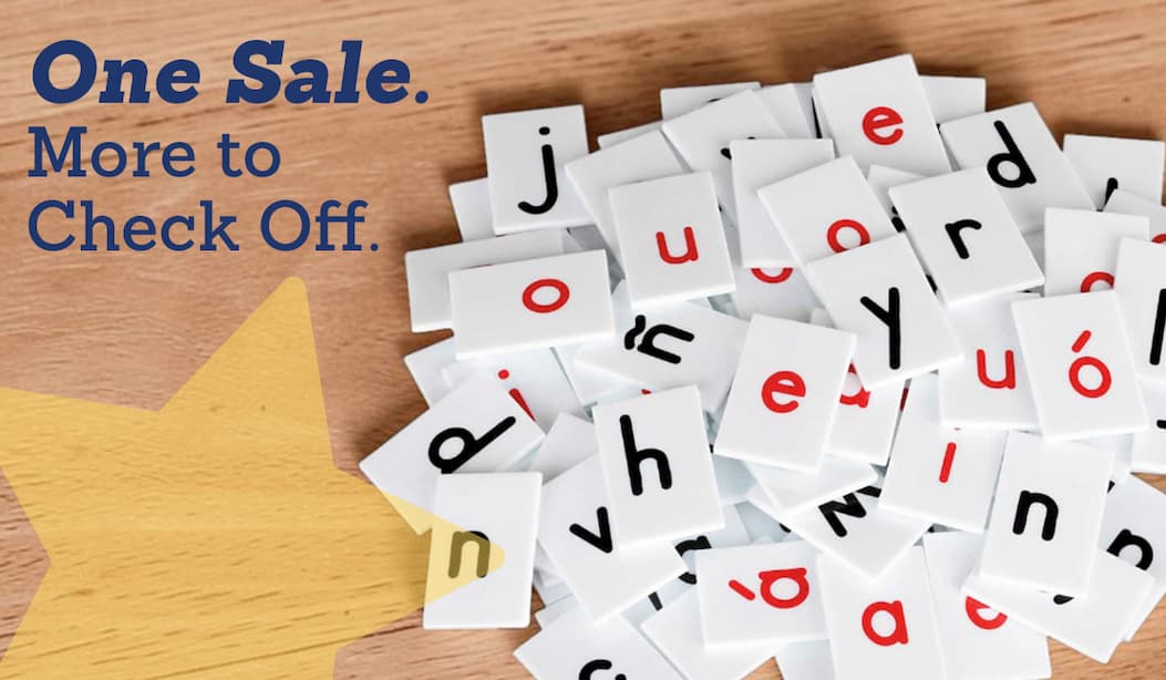 One Sale. More to Check Off.