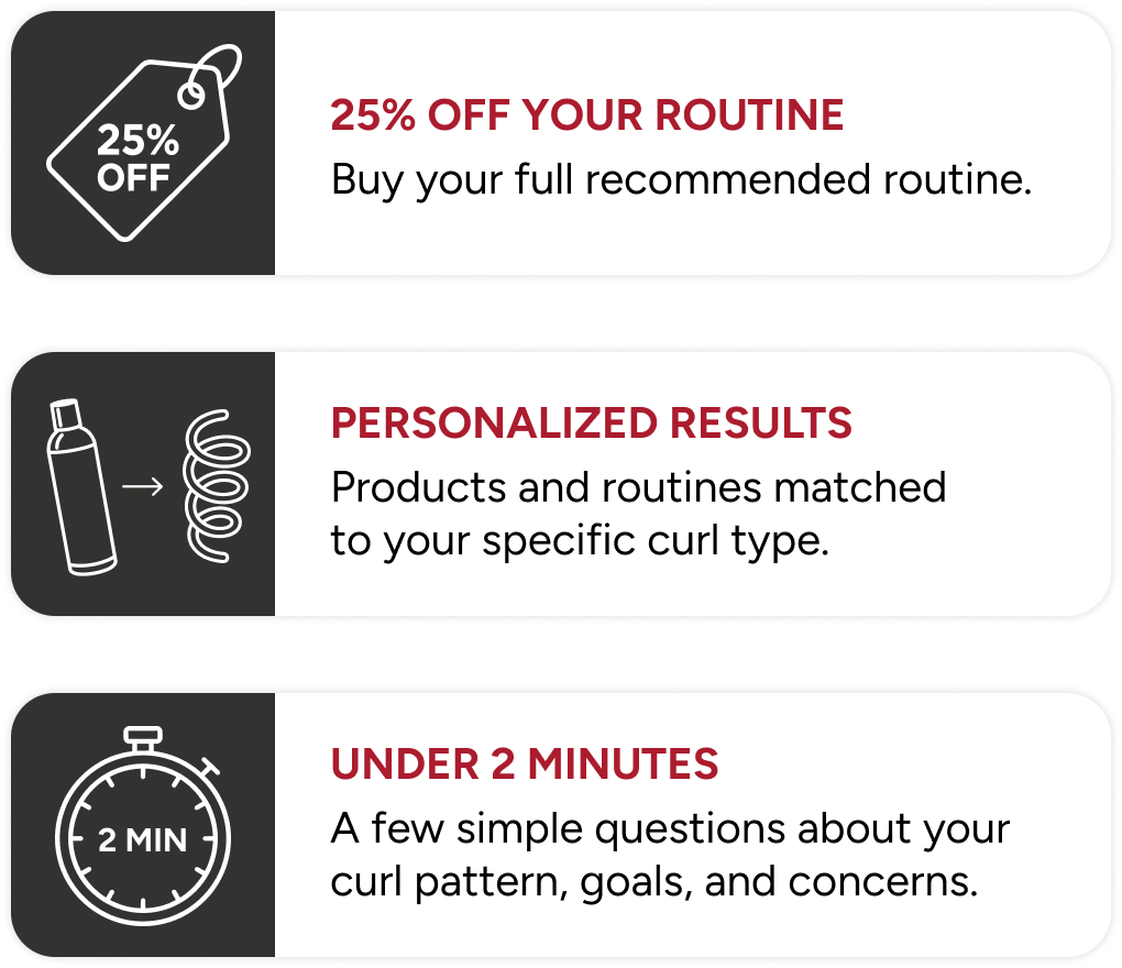 25% off when you buy your full personalized routine and it only takes 2 minutes to complete