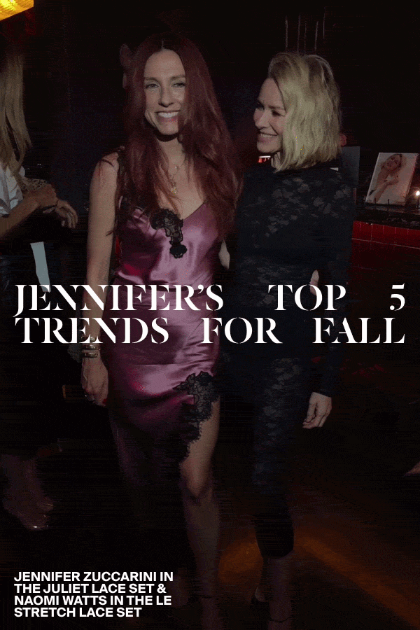 Jennifer's Top 5 Trends For Fall