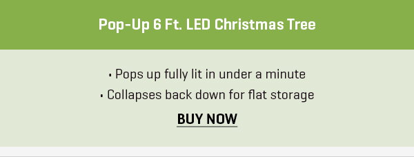 Pop-Up 6 Ft. LED Christmas Tree