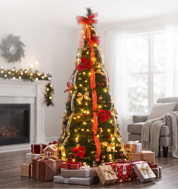 Pop-Up 6 Ft. LED Christmas Tree