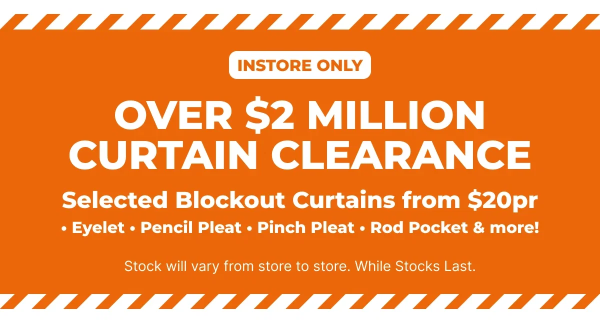 CLEARANCE BLOCKOUT CURTAINS