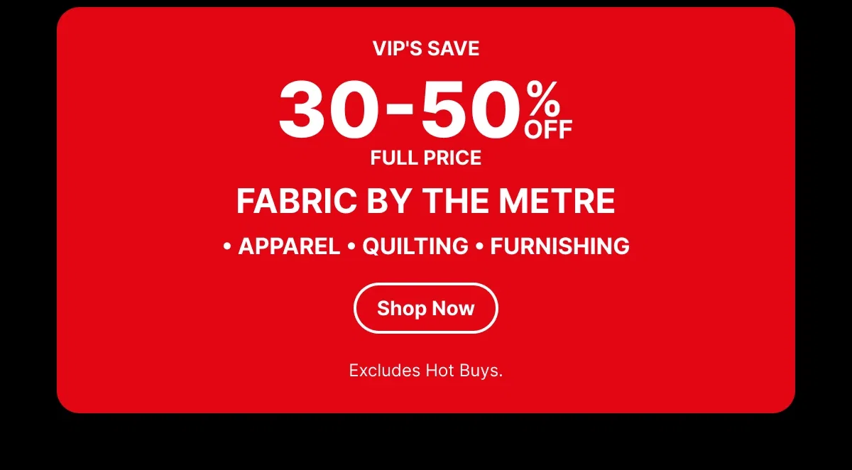 Fabric by the metre