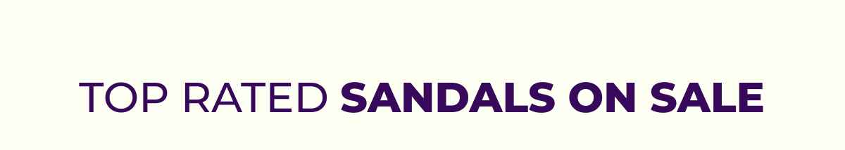 Top Rated Sandals On Sale