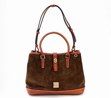 Dooney & Bourke Suede Perry Satchel