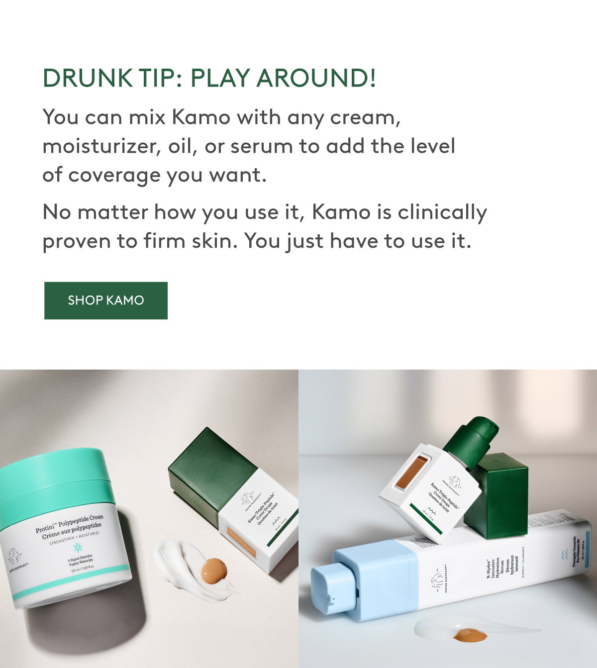 Mix NEW Kamo Triple-Peptide Cover Drops