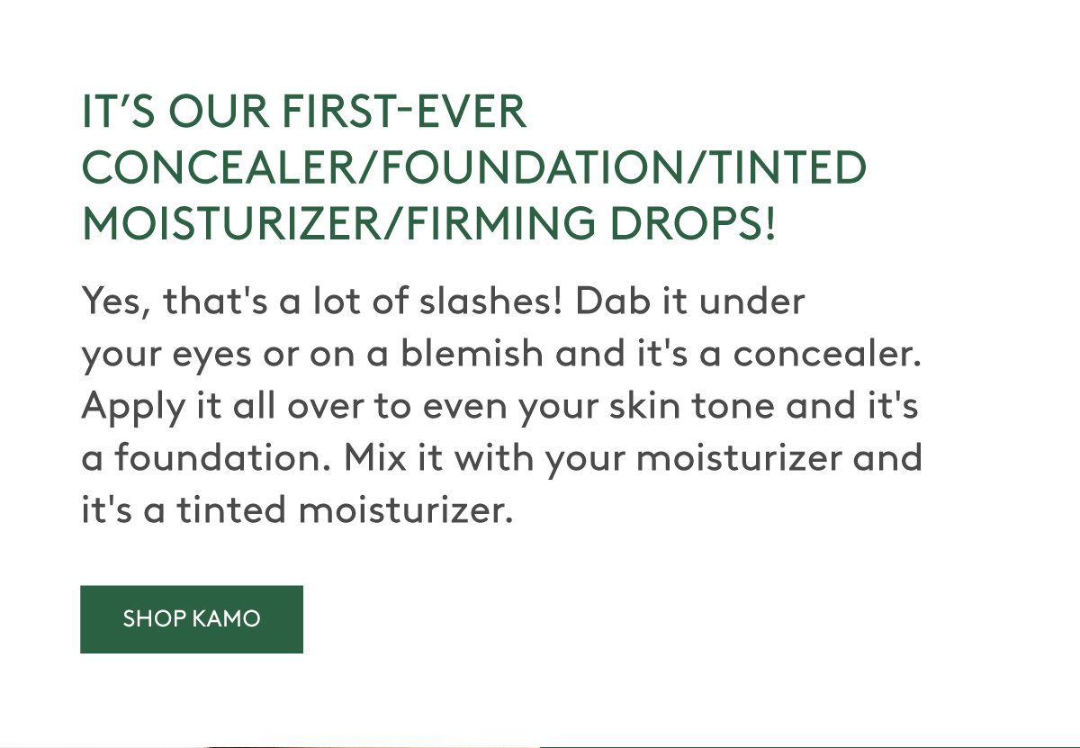 Have You Tried NEW Kamo Triple-Peptide Cover Drops?