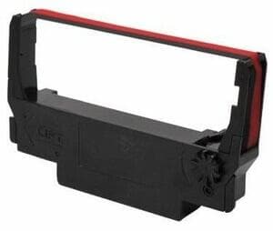 Image of Epson ERC 30/34/38 Printer Ribbons (6 per box) - Black/Red