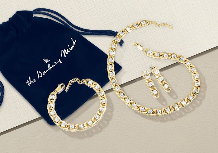 The 19-Carat Curb-Link Necklace with FREE Matching Bracelet and Earrings