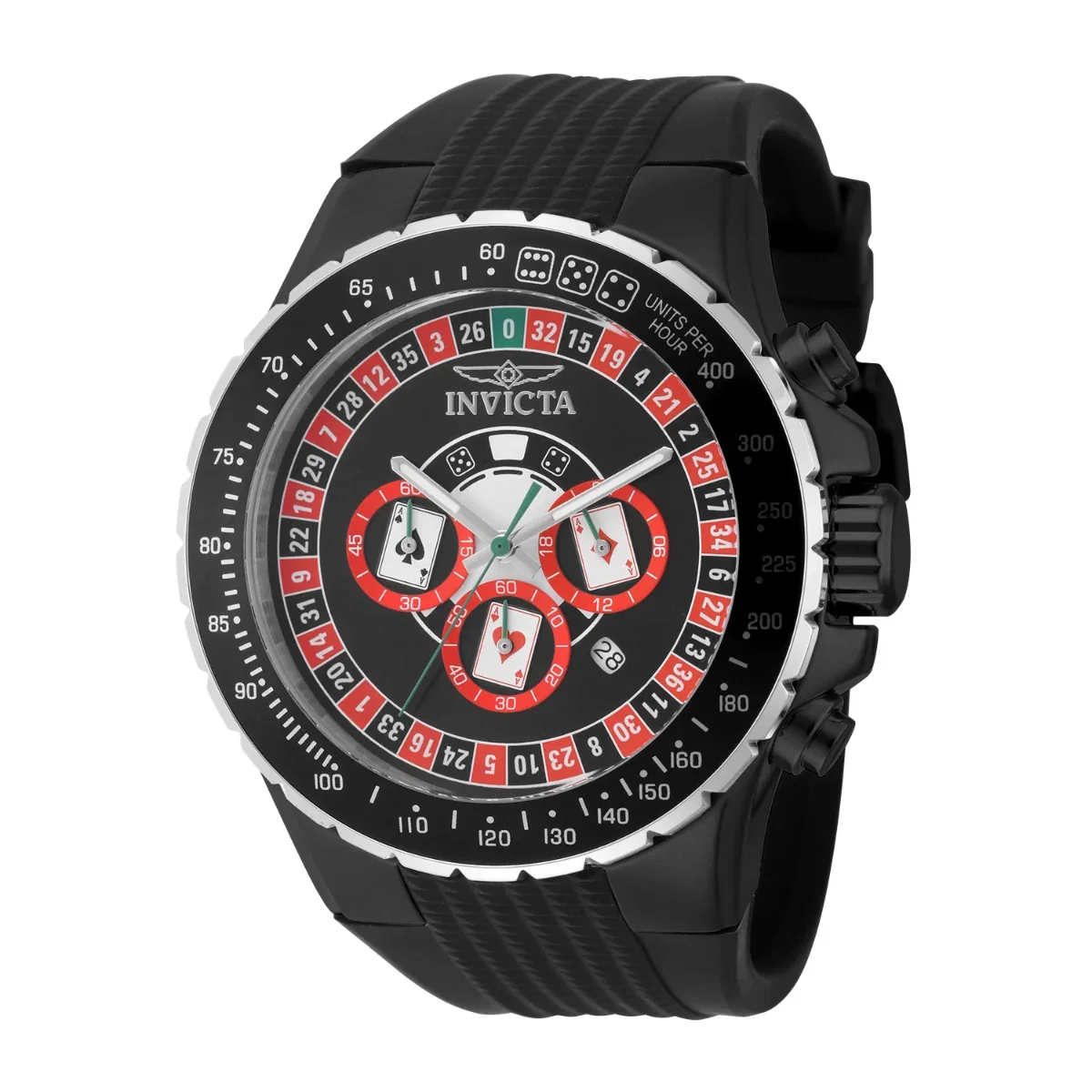 Image of Invicta Aviator Monte Carlo Men's Watch - 50mm. Black (49849)