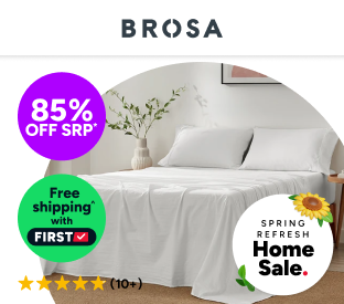 Brosa Stonewashed Cotton Sheet Set (Queen) Product Image