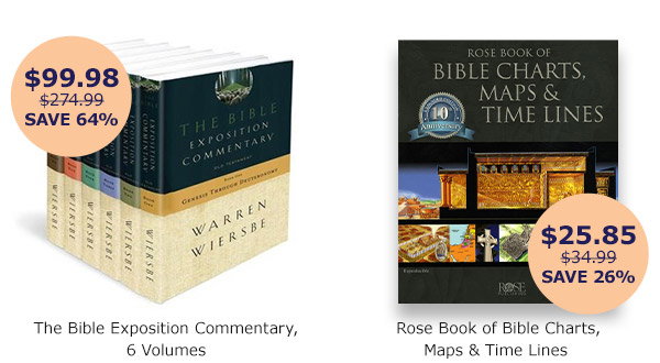 The Bible Exposition COmmentary | Rose Book of Bible Charts, Maps and Time Lines
