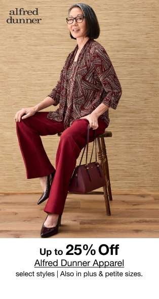 Up to 25% Off Alfred Dunner Apparel | Select styles | Also in plus & petite sizes