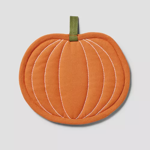 Sur la table Pumpkin Potholder