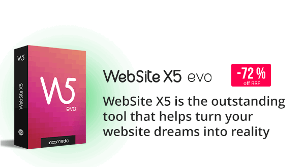 WebSite X5 is the outstanding tool that helps turn your website dreams into reality.