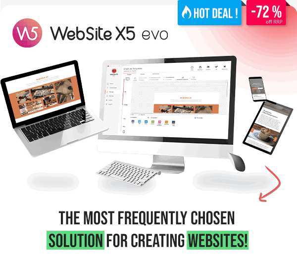 The most frequently chosen solution for creating websites!