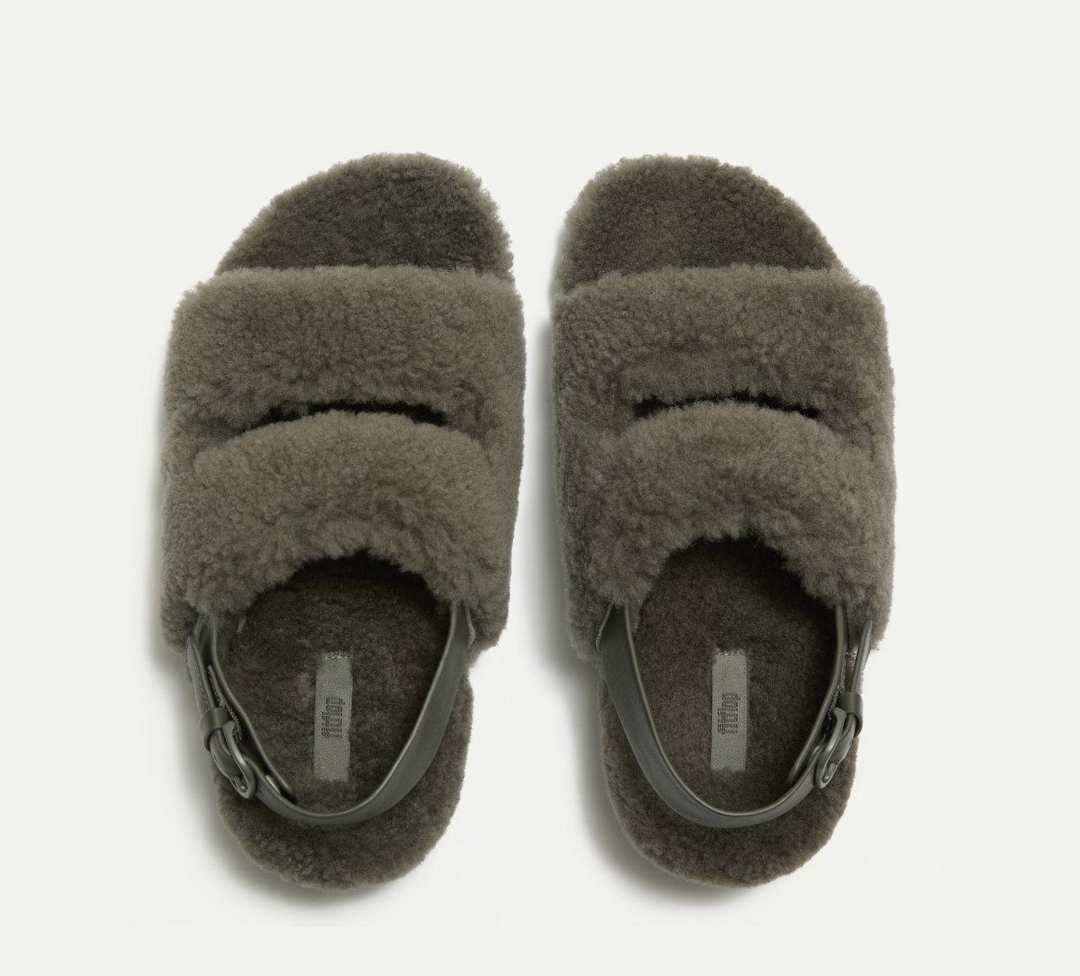 GEN-FF Shearling Two-Bar Sandals