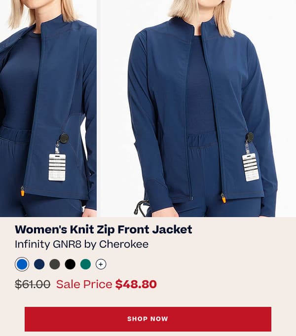 SHOP THE KNIT ZIP FRONT JACKET