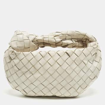 Jodie Mini Intrecciato White L
