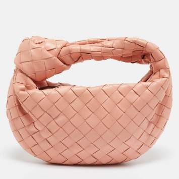 Jodie Mini Peach Intrecciato L