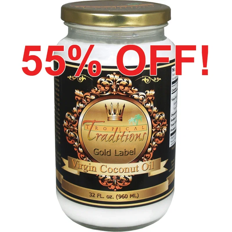 Image of Virgin Coconut Oil - Gold Label - 1 Quart