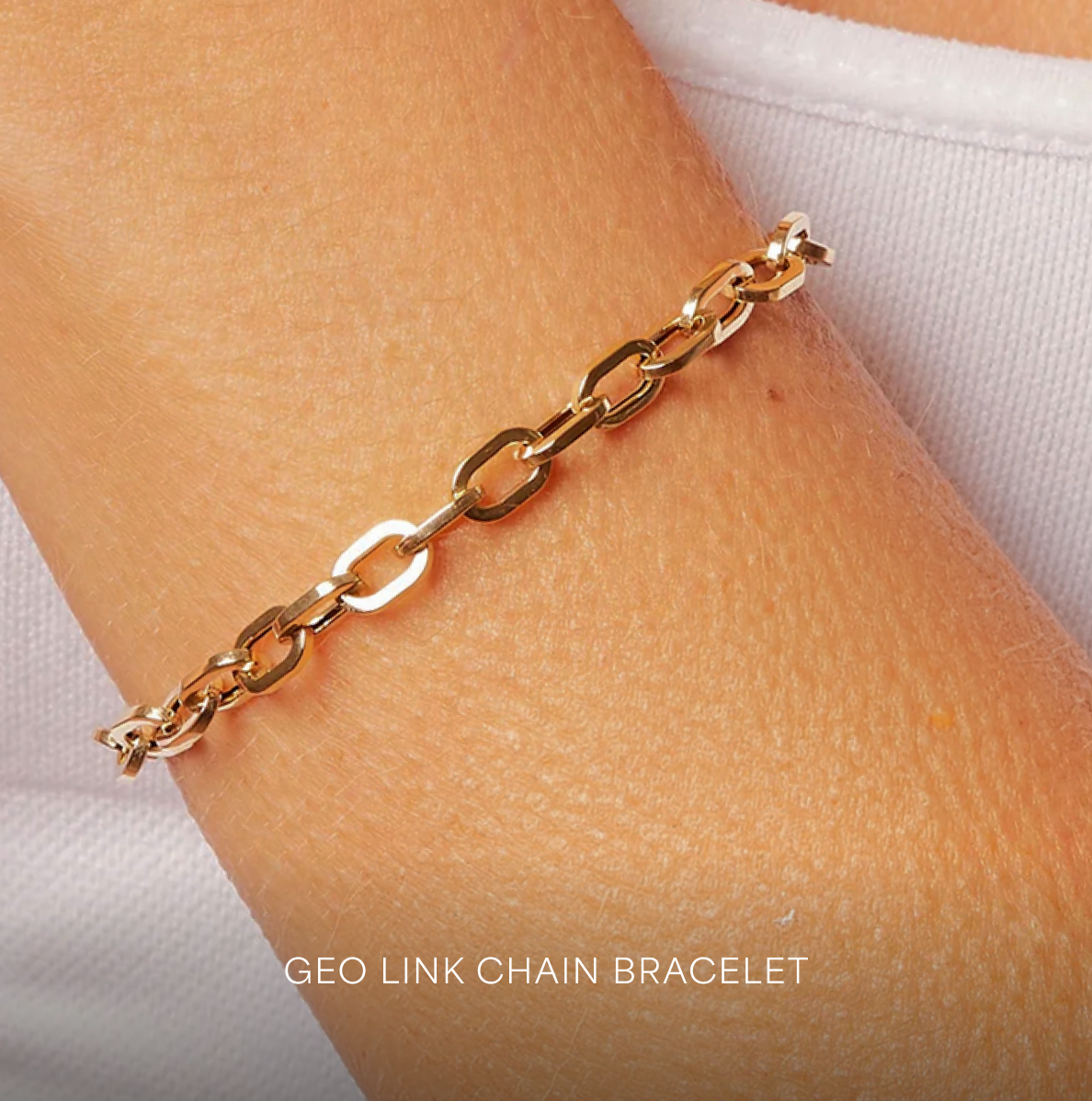 Geo Link Chain Bracelet