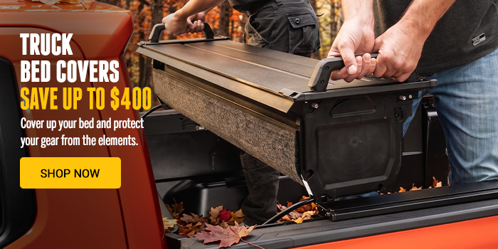 Truck bed cover hero