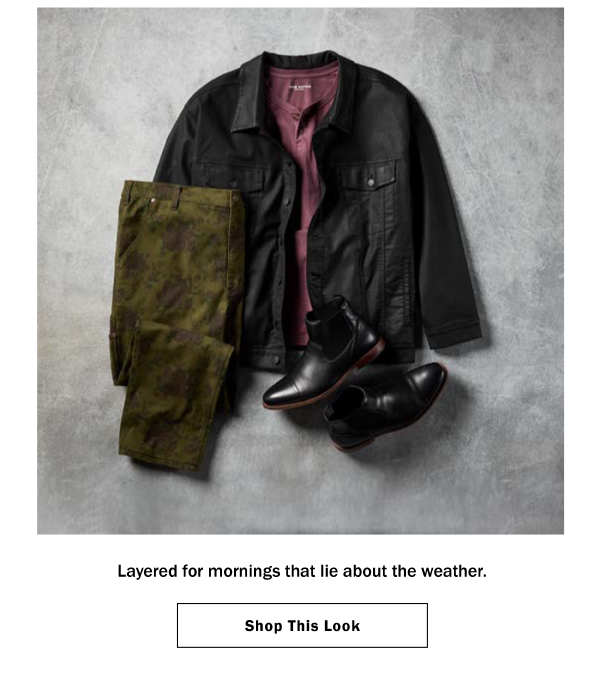 Layered for mornings that lie about the weather. Shop This Look
