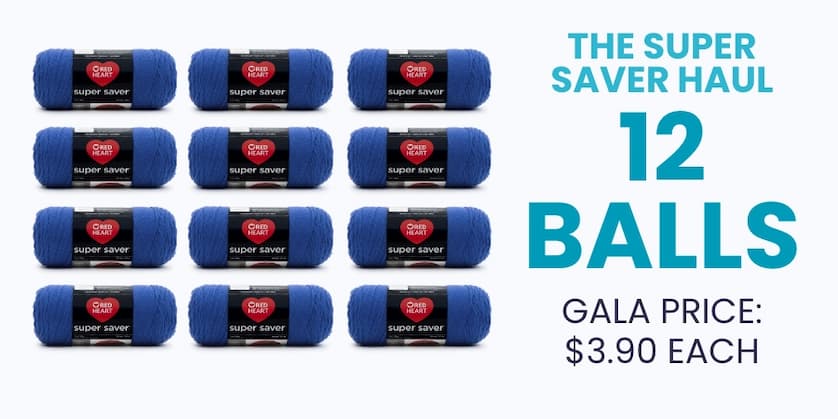 Red Heart Super Saver Yarn - Gala Price