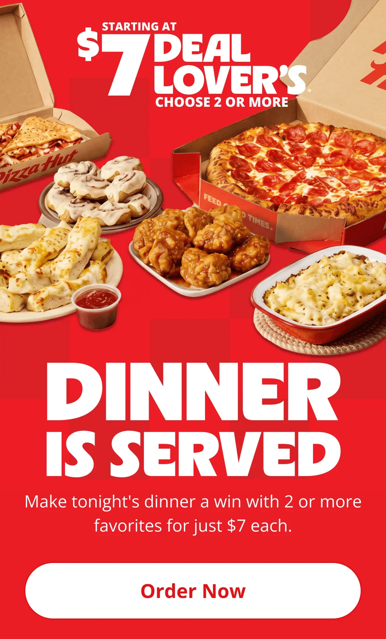 Pick 2 or more favorites for an easy Saturday night