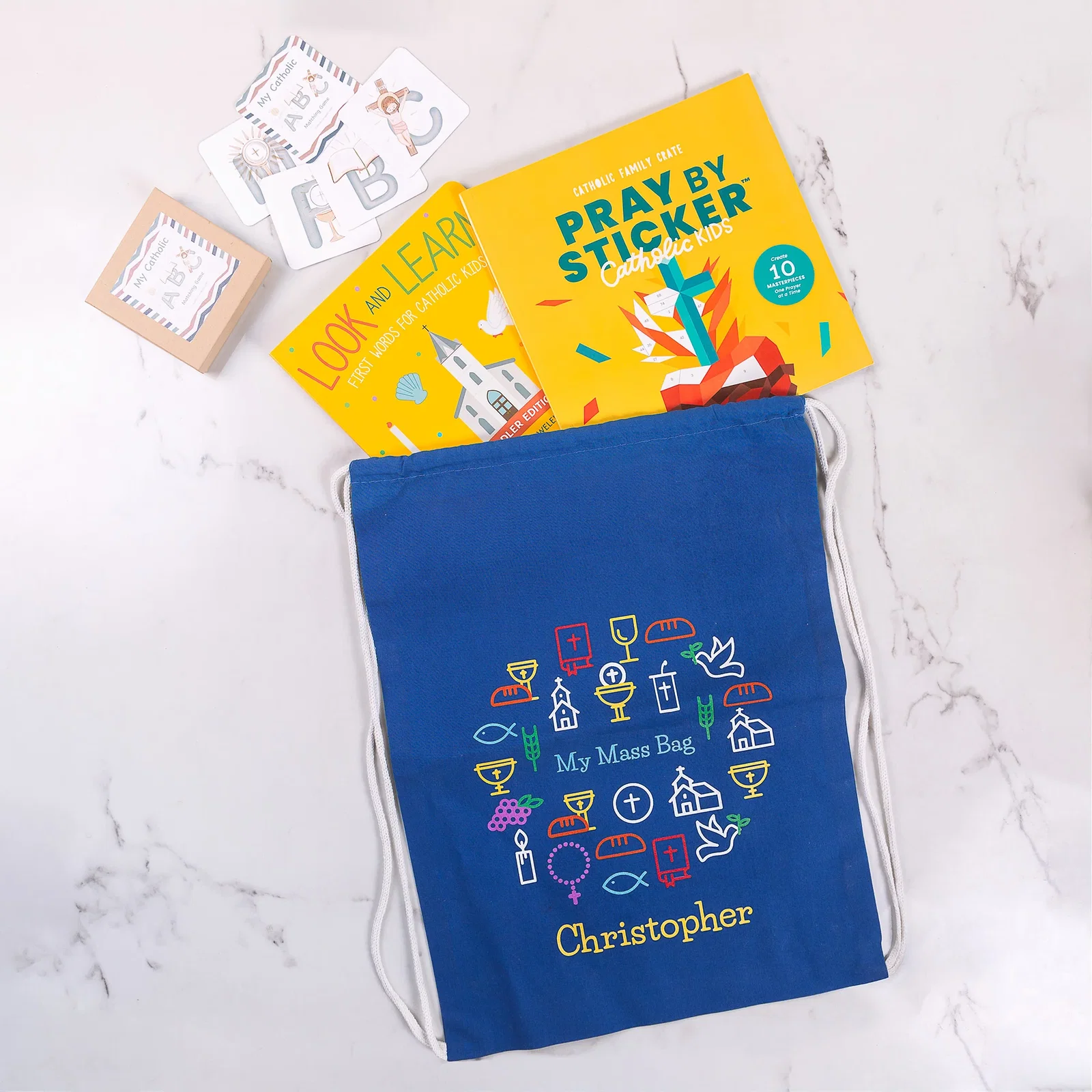 Personalized My Mass Bag Set for Kids Ages 4-6
